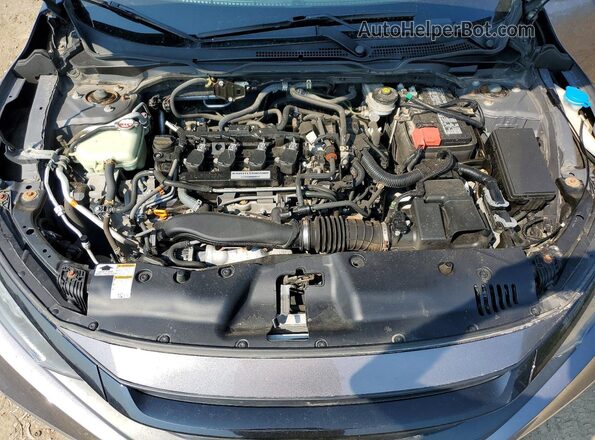 2HGFC1F93KH105600 2019 HONDA CIVIC Gray Rear interior view