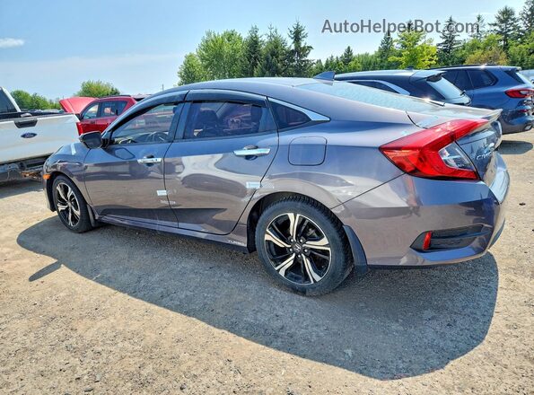 2HGFC1F95HH100570 2017 HONDA CIVIC Gray Rear left