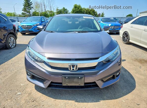 2HGFC1F95HH100570 2017 HONDA CIVIC Gray Front view