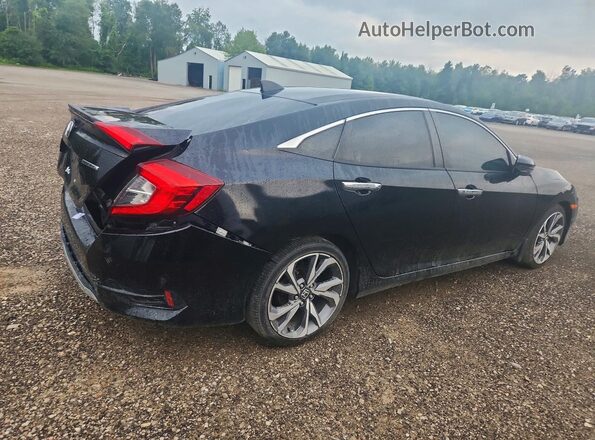 2HGFC1F95KH100365 2019 HONDA CIVIC Черный Задняя правая четверть