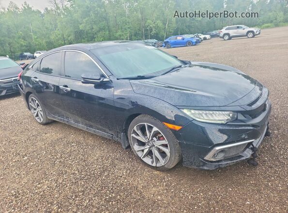 2HGFC1F95KH100365 2019 HONDA CIVIC Черный Передняя правая четверть