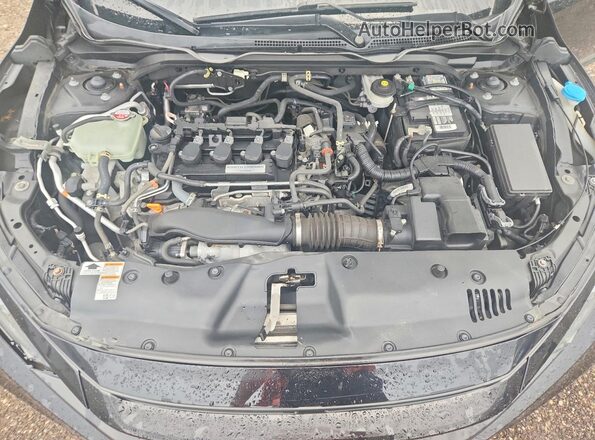 2HGFC1F95KH100365 2019 HONDA CIVIC Черный Вид задней части салона