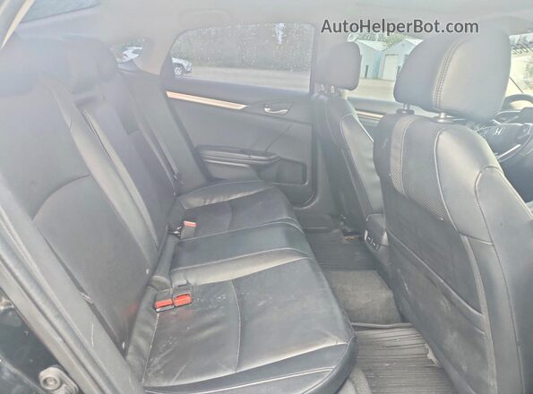 2HGFC1F95KH100365 2019 HONDA CIVIC Черный Вид задних сидений