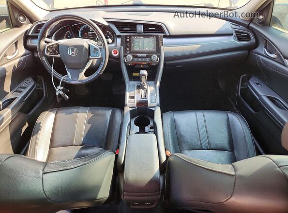 2HGFC1F96GH105968 2016 HONDA CIVIC Gray Вид панелі приладів
