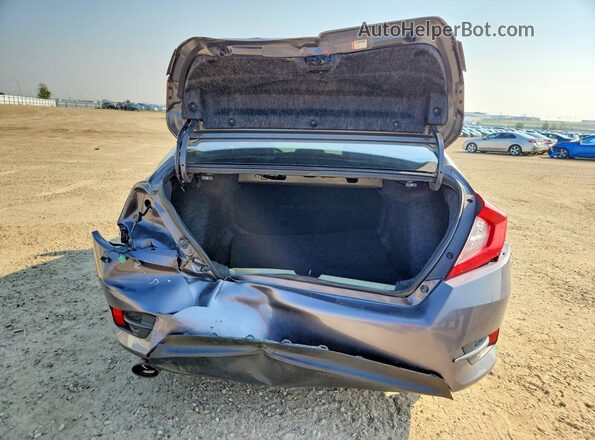 2HGFC1F96GH105968 2016 HONDA CIVIC Gray Вид ззаду