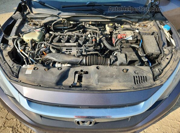 2HGFC1F96GH105968 2016 HONDA CIVIC Gray Вид задньої частини салону