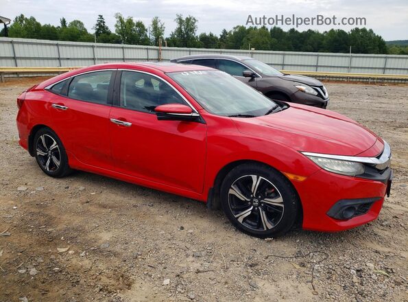 2HGFC1F97GH630988 2016 HONDA CIVIC Red Передня права чверть