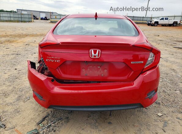 2HGFC1F97GH630988 2016 HONDA CIVIC Red Вид ззаду