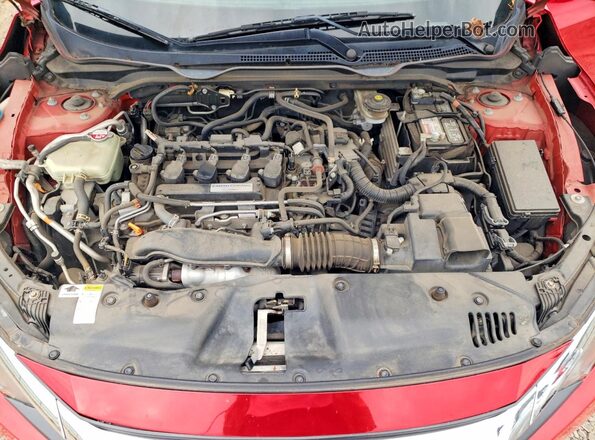 2HGFC1F97GH630988 2016 HONDA CIVIC Red Вид задньої частини салону