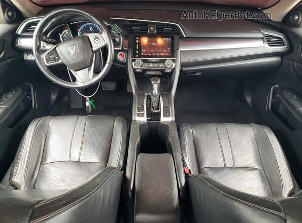 2HGFC1F97GH630988 2016 HONDA CIVIC Red Вид панелі приладів