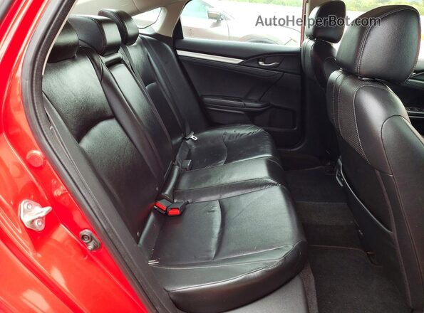 2HGFC1F97GH630988 2016 HONDA CIVIC Red Вид задніх сидінь