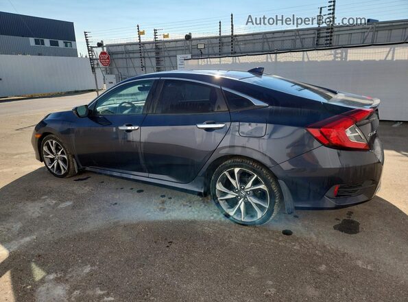 2HGFC1F97KH101825 2019 HONDA CIVIC Charcoal Задня ліва чверть