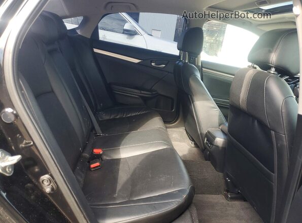 2HGFC1F97KH106085 2019 HONDA CIVIC Black Vista de los asientos traseros