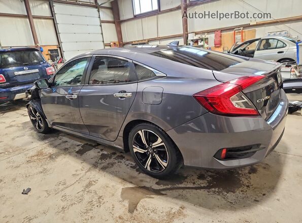 2HGFC1F98HH108582 2017 HONDA CIVIC Gray Trasero izquierdo