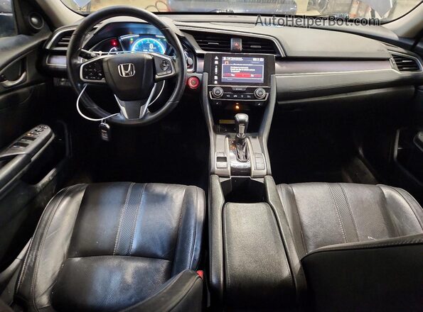 2HGFC1F98HH108582 2017 HONDA CIVIC Gray Vista del salpicadero