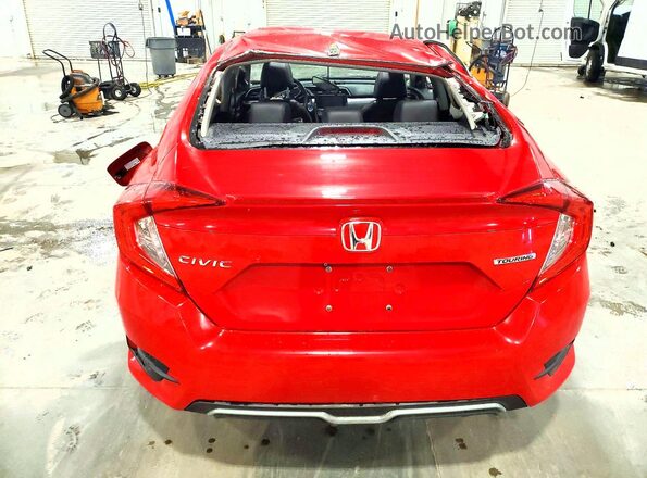 2HGFC1F98HH630953 2017 HONDA CIVIC Red Widok z tyłu