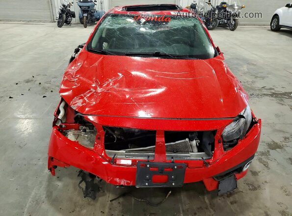 2HGFC1F98HH630953 2017 HONDA CIVIC Red Widok z przodu