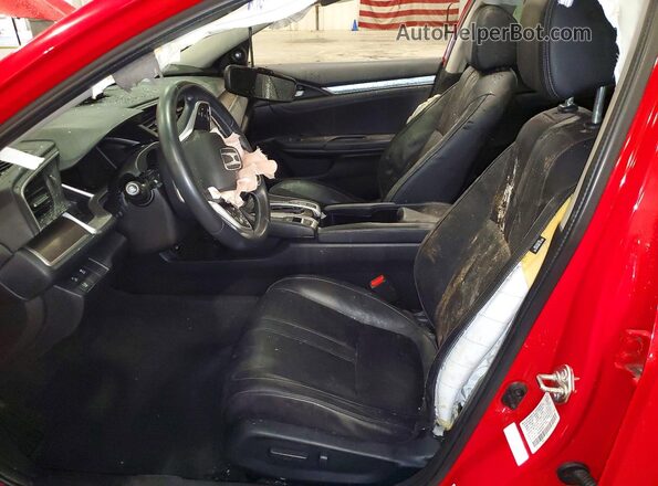 2HGFC1F98HH630953 2017 HONDA CIVIC Red Widok wnętrza z przodu