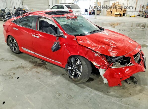 2HGFC1F98HH630953 2017 HONDA CIVIC Red Przód prawy