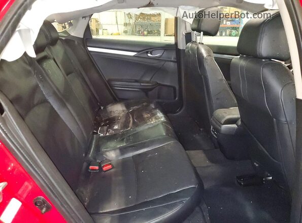2HGFC1F98HH630953 2017 HONDA CIVIC Red Widok tylnych siedzeń