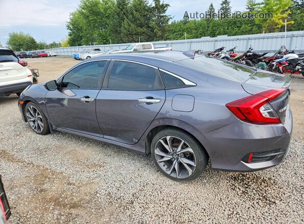 2HGFC1F99KH104810 2019 HONDA CIVIC Gray Tył lewy