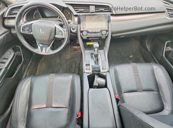 2HGFC1F99KH104810 2019 HONDA CIVIC Gray Widok deski rozdzielczej