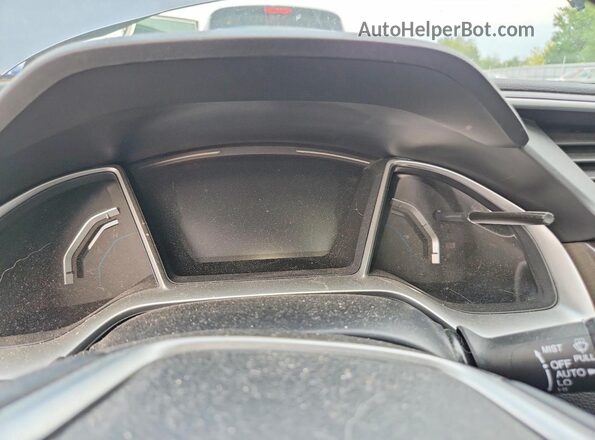 2HGFC1F99KH104810 2019 HONDA CIVIC Gray Widok zestawu wskaźników