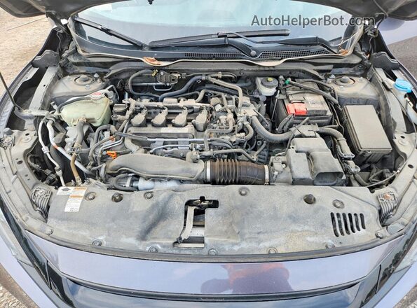 2HGFC1F99KH104810 2019 HONDA CIVIC Gray Widok wnętrza z tyłu