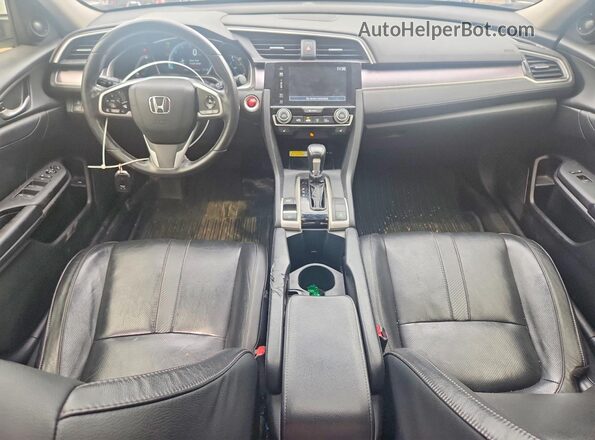 2HGFC1F9XHH104856 2017 HONDA CIVIC White Вид панелі приладів