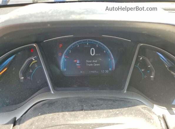 2HGFC1F9XLH103683 2020 HONDA CIVIC Blue Սարքավորումների վահանակի տեսք