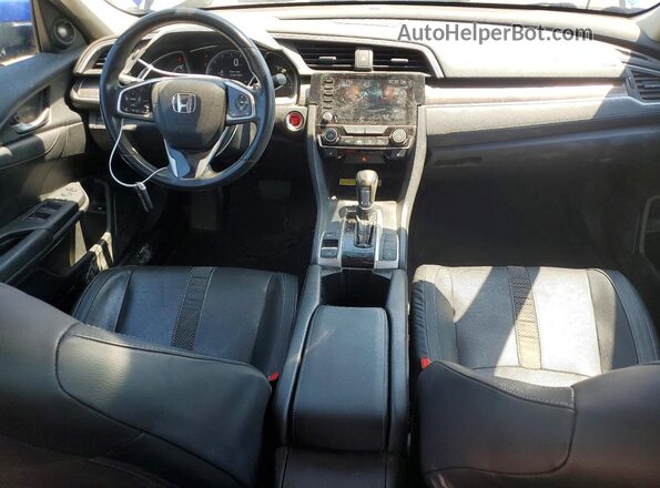2HGFC1F9XLH103683 2020 HONDA CIVIC Blue Առջևի վահանակի տեսք