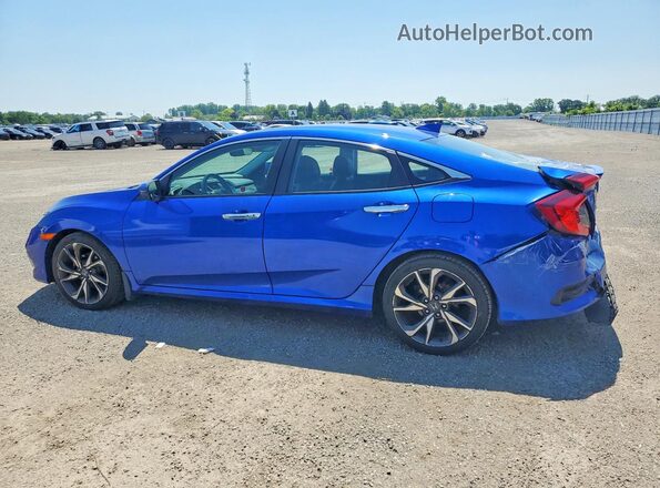2HGFC1F9XLH103683 2020 HONDA CIVIC Blue Հետևի ձախ