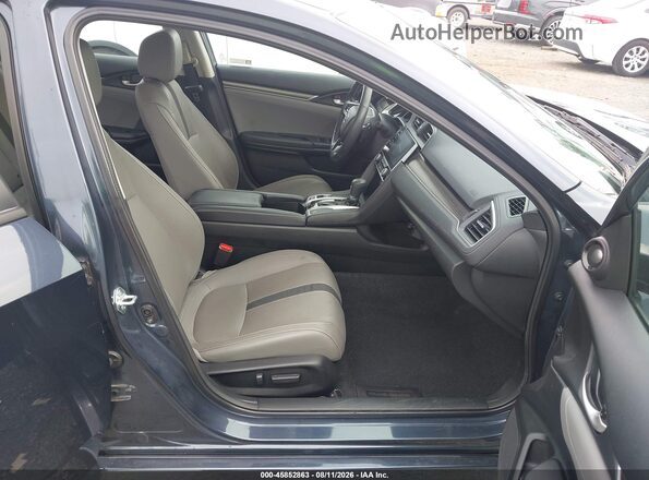 2HGFC1F9XMH701953 2021 HONDA CIVIC Dark Blue Вид салону спереду