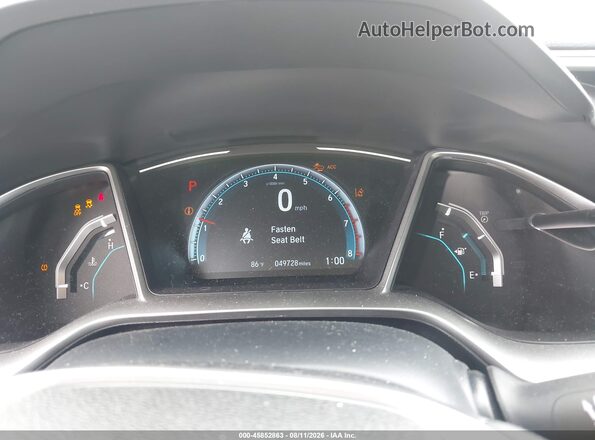 2HGFC1F9XMH701953 2021 HONDA CIVIC Dark Blue Вид задніх сидінь