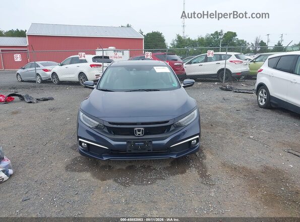 2HGFC1F9XMH701953 2021 HONDA CIVIC Dark Blue Вид щитка приладів
