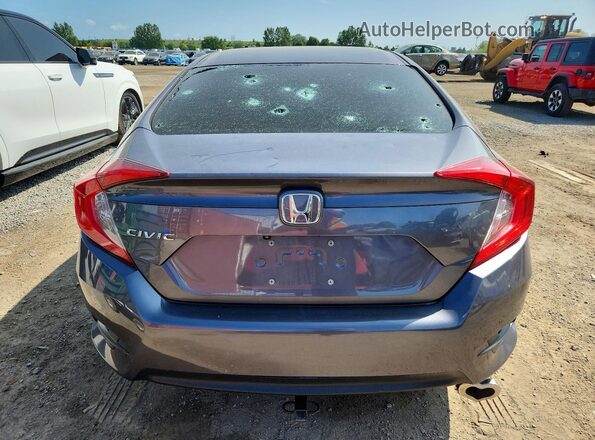 2HGFC2E20JH022635 2018 HONDA CIVIC Gray Rear view