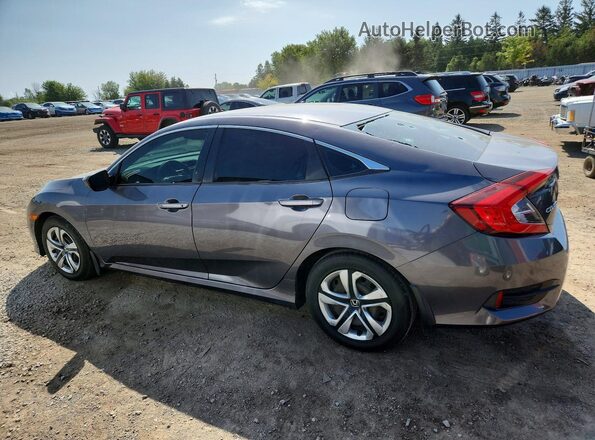 2HGFC2E20JH022635 2018 HONDA CIVIC Gray Rear left