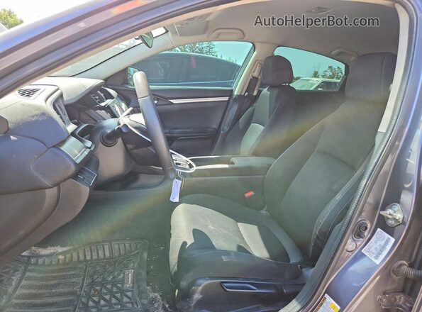 2HGFC2E20JH022635 2018 HONDA CIVIC Gray Front interior view