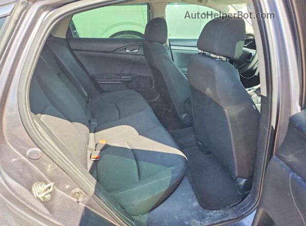 2HGFC2E20JH022635 2018 HONDA CIVIC Gray Rear seats view