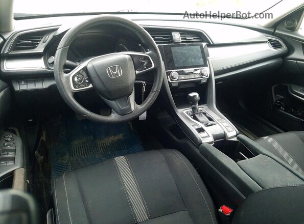 2HGFC2E52HH032975 2017 HONDA CIVIC Blue Вид панелі приладів