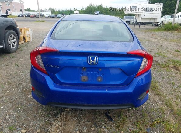 2HGFC2E52HH032975 2017 HONDA CIVIC Blue Вид ззаду