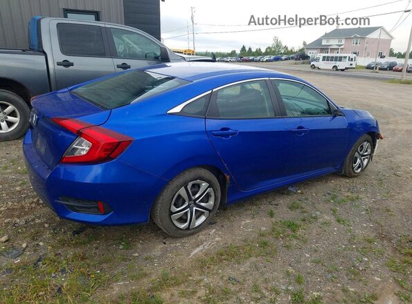 2HGFC2E52HH032975 2017 HONDA CIVIC Blue Задня права чверть