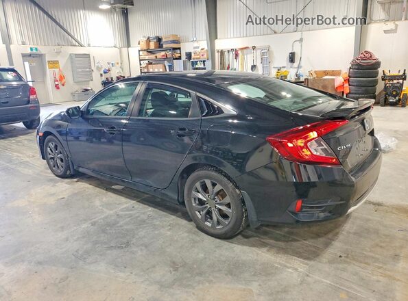 2HGFC2E55KH028121 2019 HONDA CIVIC Black Trasero izquierdo