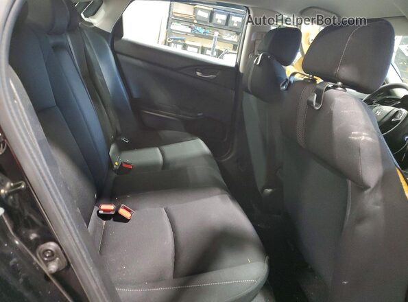2HGFC2E55KH028121 2019 HONDA CIVIC Black Vista de los asientos traseros
