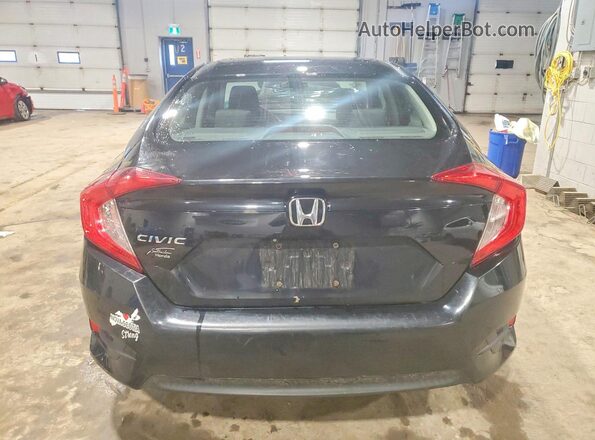 2HGFC2E56GH011352 2016 HONDA CIVIC Black Widok z tyłu