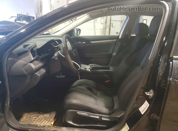2HGFC2E56GH011352 2016 HONDA CIVIC Black Widok wnętrza z przodu