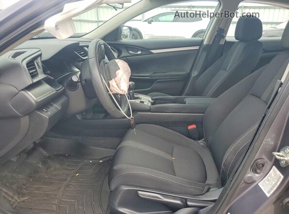 2HGFC2E57JH572697 2018 HONDA CIVIC Gray Widok wnętrza z przodu