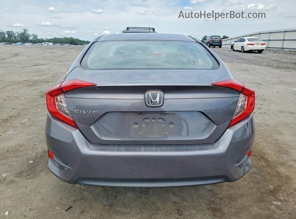 2HGFC2E57JH572697 2018 HONDA CIVIC Gray Widok z tyłu