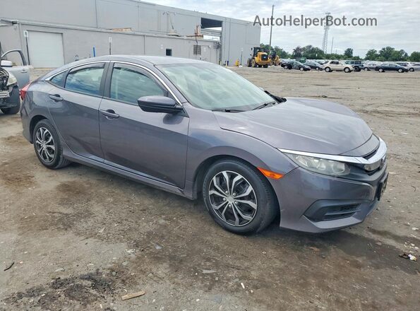 2HGFC2E57JH572697 2018 HONDA CIVIC Gray Przód prawy