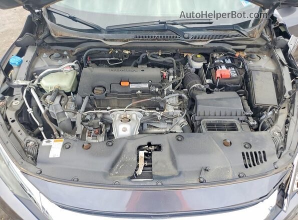 2HGFC2E57JH572697 2018 HONDA CIVIC Gray Widok wnętrza z tyłu